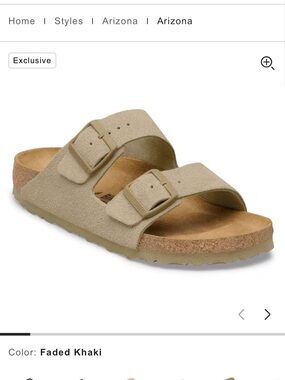 BIRKENSTOCK Arizona Suede Leather - size 13-13.5 MEN - regular width